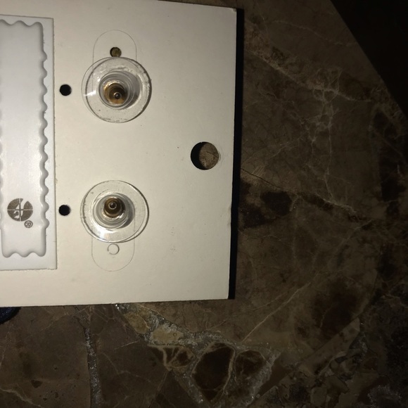 ❌SOLD❌ Ann Taylor Dangle Cloth/Stone Earrings - Picture 3 of 3